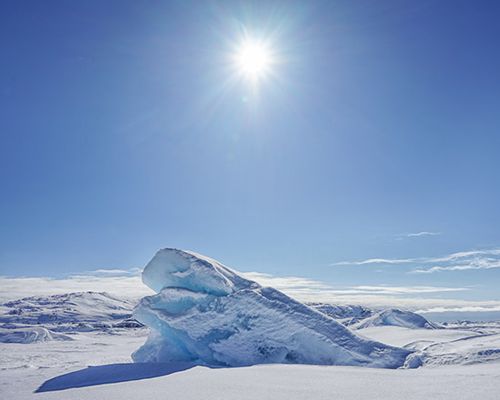 The Red House - Eastgreenland - Aktivitäten - Schneeschuhwandern