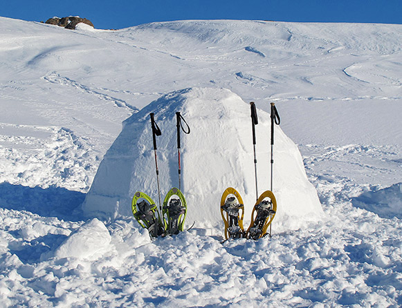 The Red House - Eastgreenland - Aktivitäten - Schneeschuhwandern